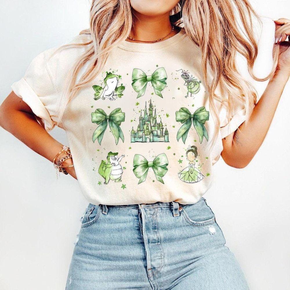 The Princess And The Frog Coquette Bows Watercolor Disney Vuitino Merch